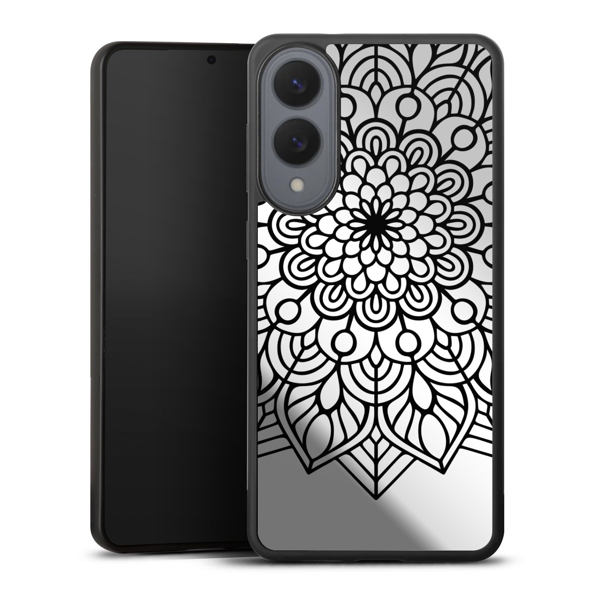 Mandala Indien Noir sans Fond