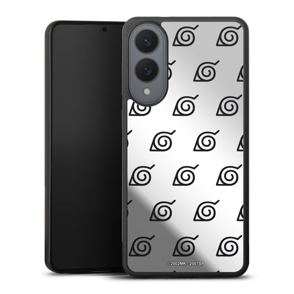 Konoha Pattern Noir sur Fond Transparent