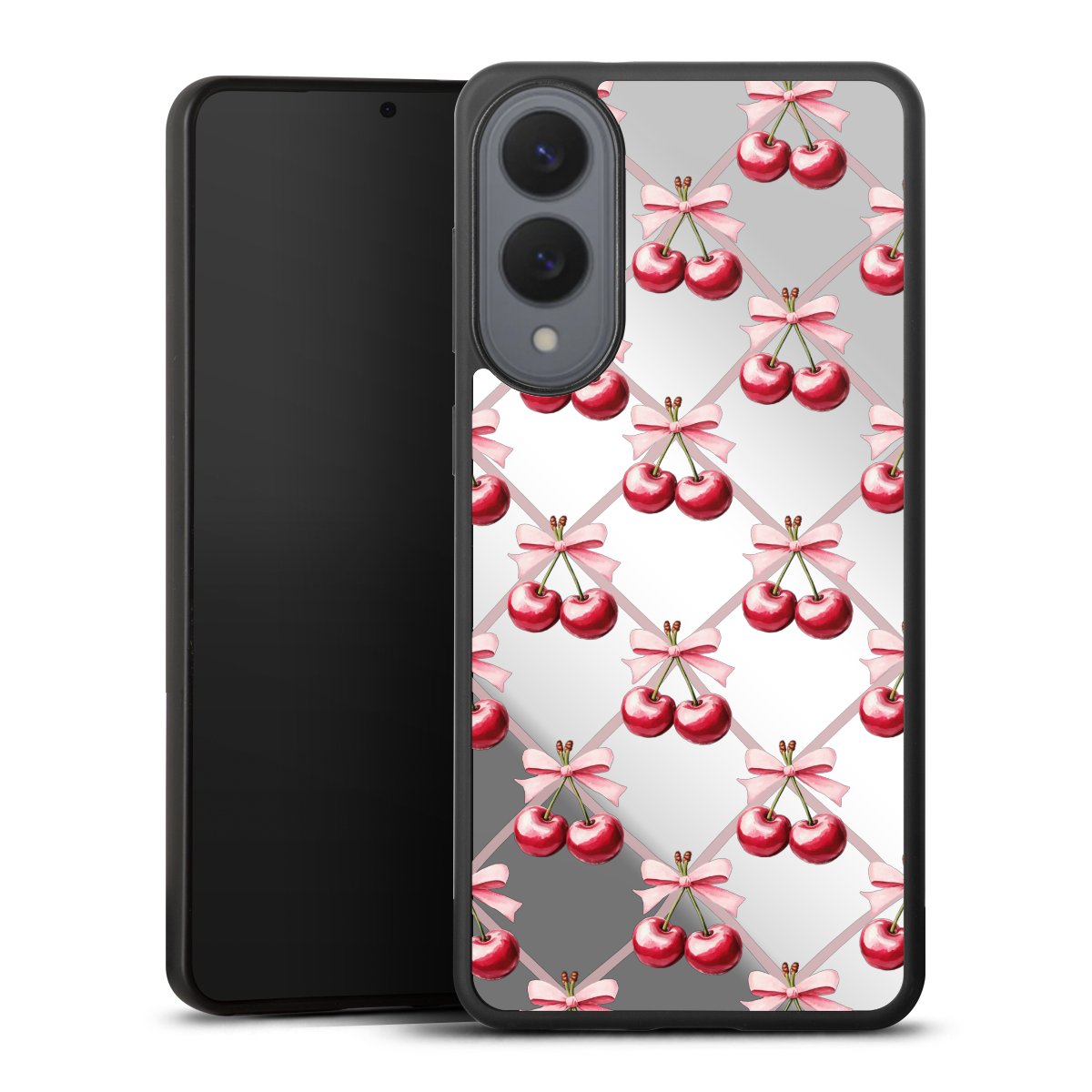 Fiocchi Rosa e Ciliegie con IA