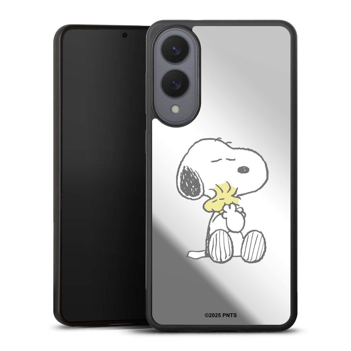 Snoopy And Woodstock Cuddling transparent