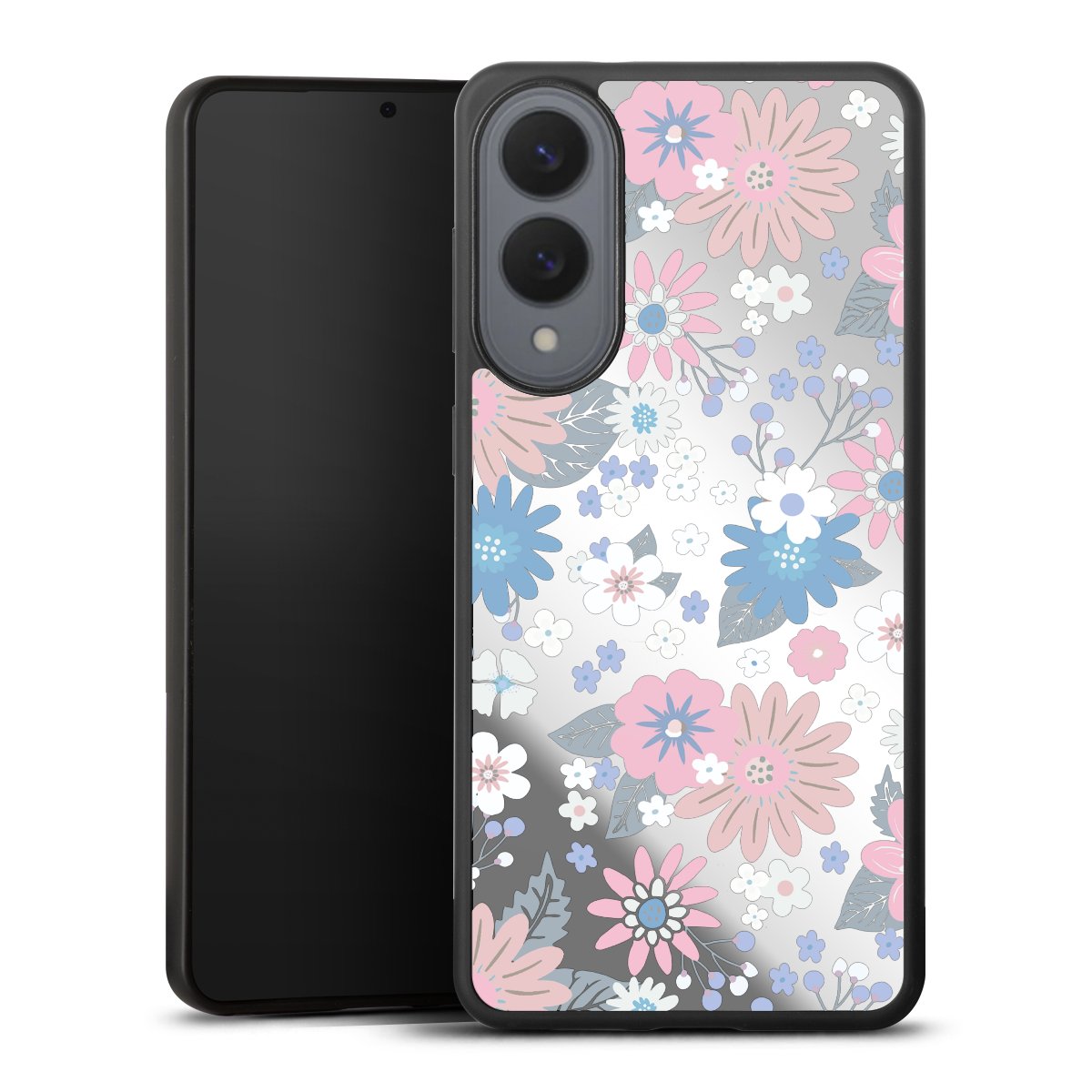 Wildflower Pattern Illustration Pastell Transparent