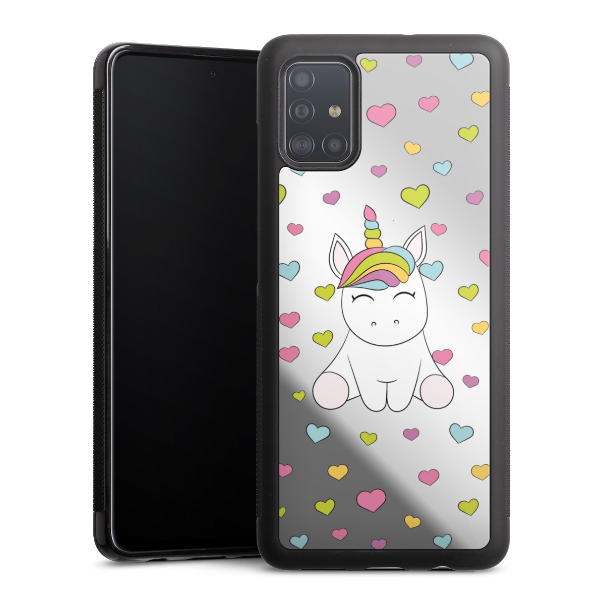 Unicorn Love Pattern ohne Hintergrund