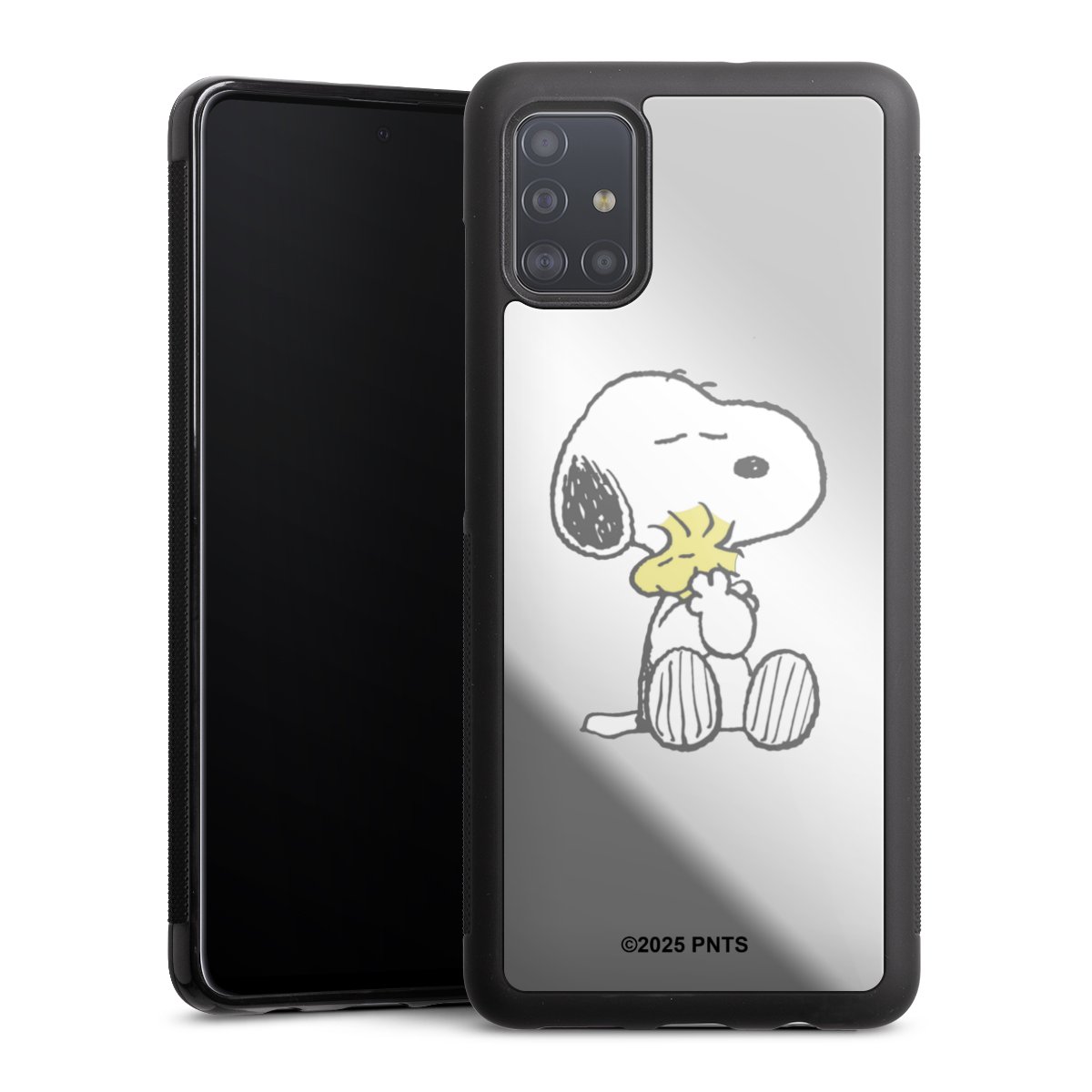 Snoopy And Woodstock Cuddling transparent