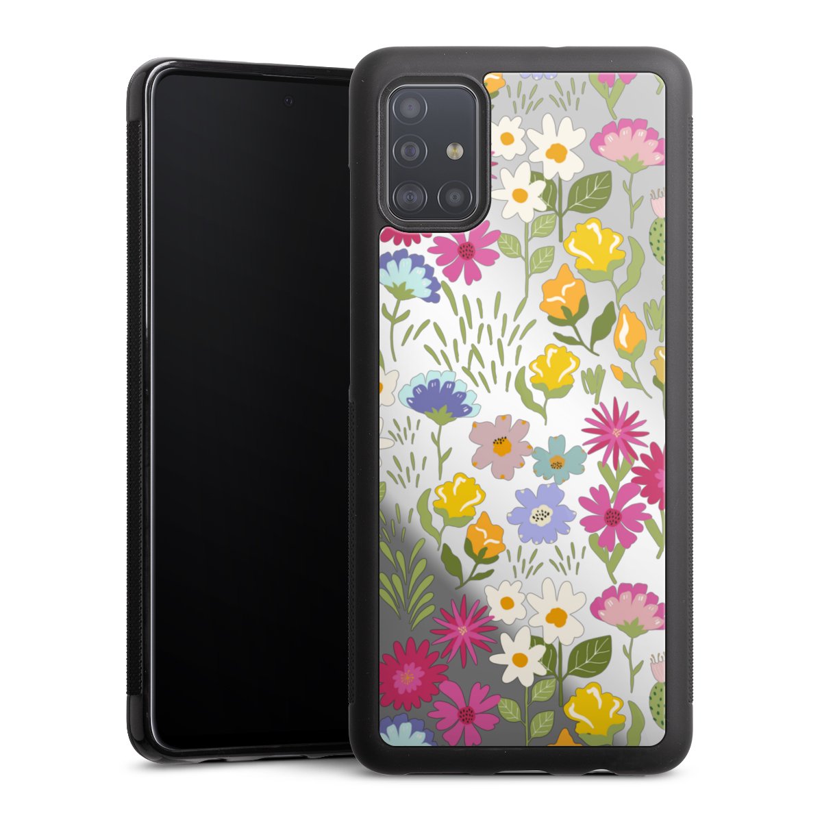 Summer Flowers Pattern Transparent