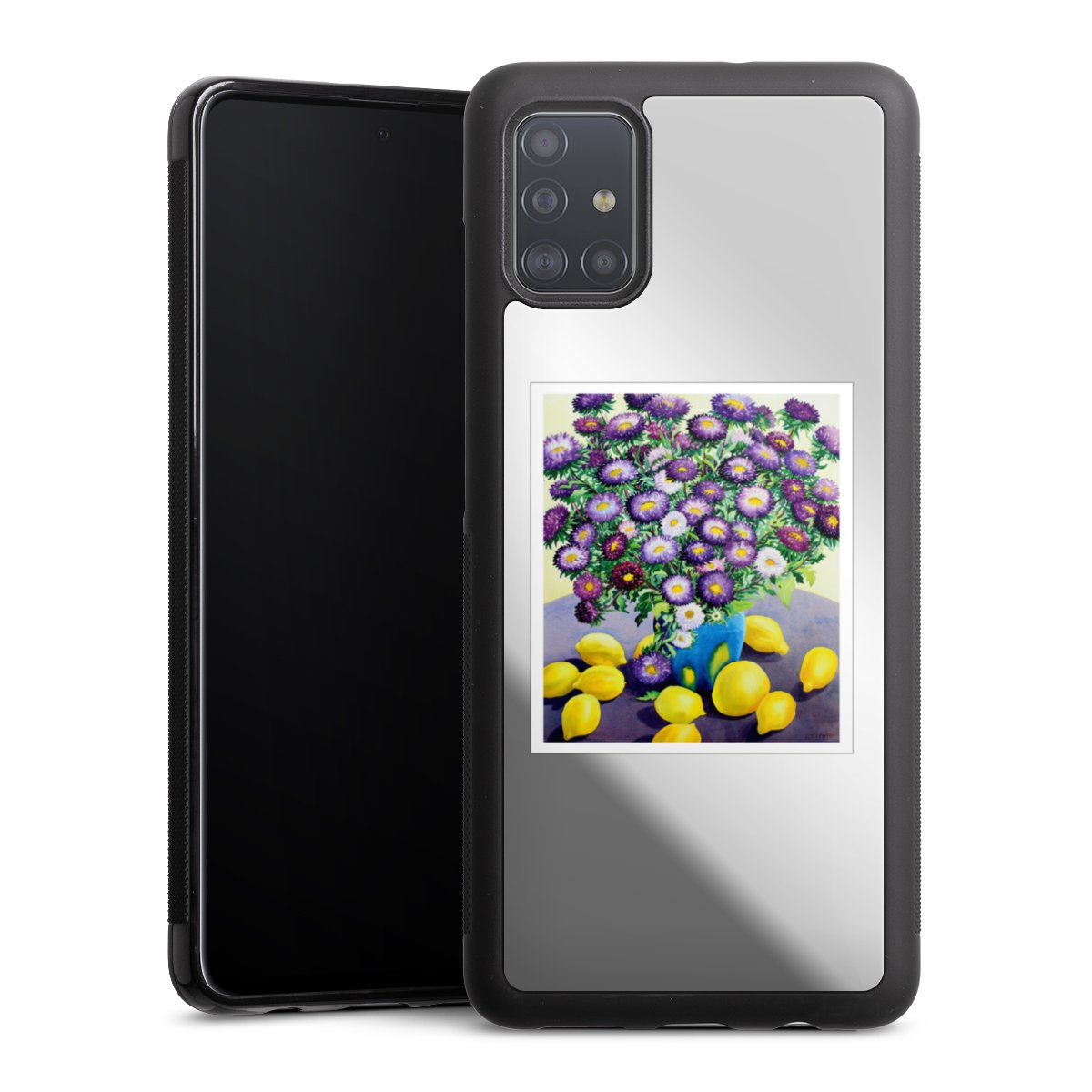 Purple Asters and Lemons by Christopher Ryland