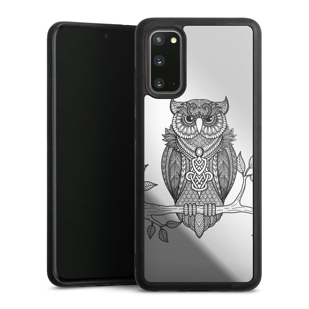 Uil Mandala zonder achtergrond