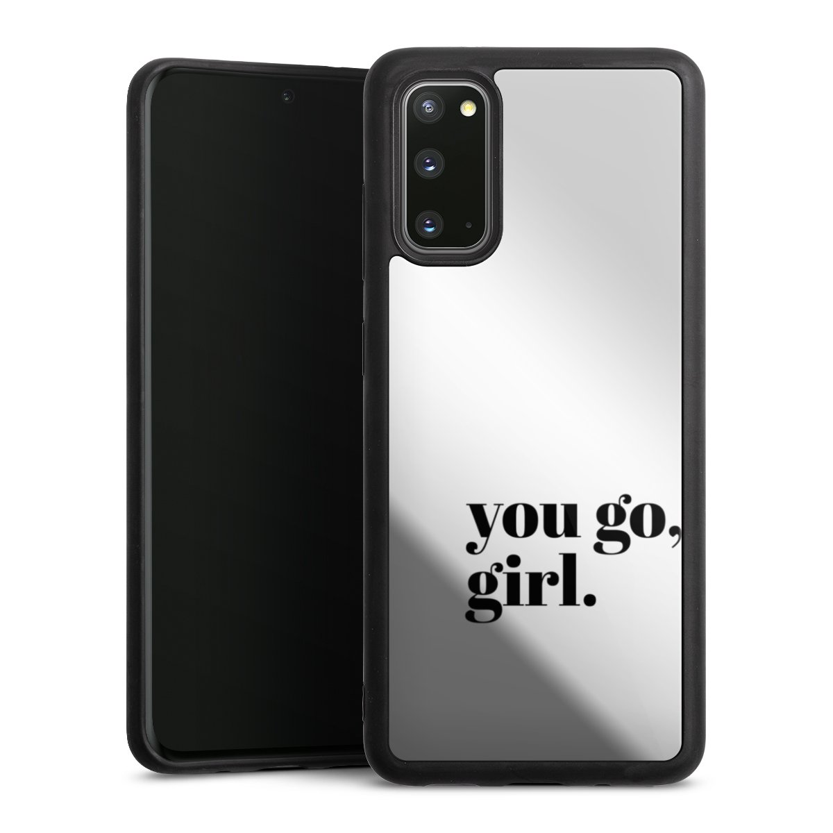 You Go Girl Schwarz Transparent