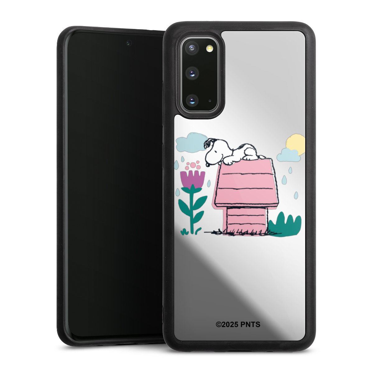 Snoopy Hundehütte Frühling transparent