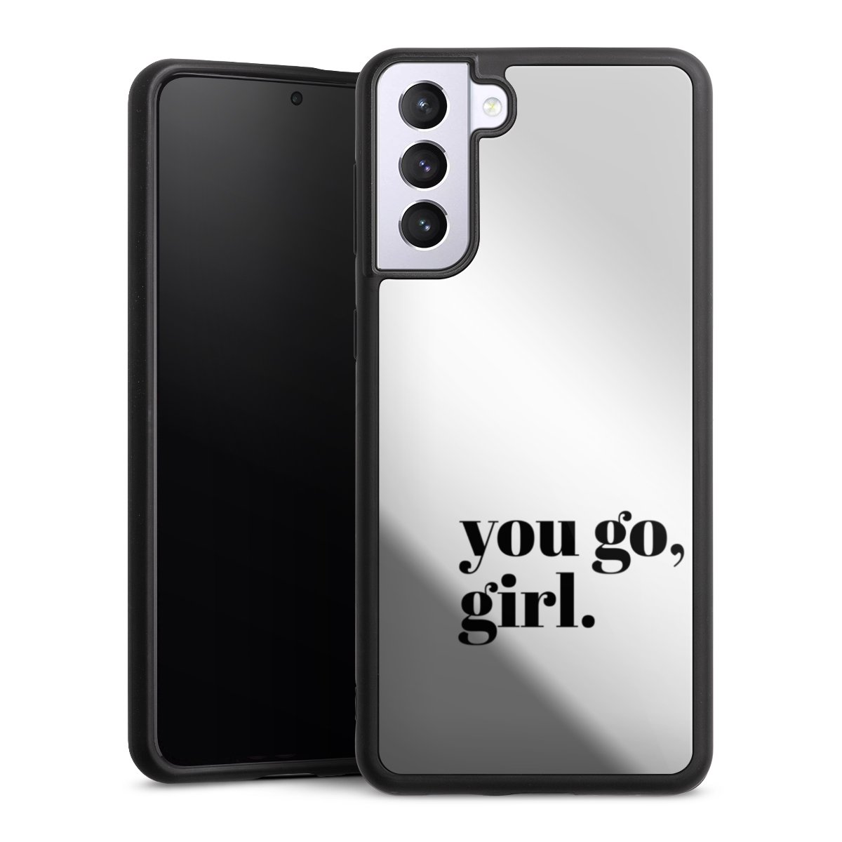 You Go Girl Schwarz Transparent