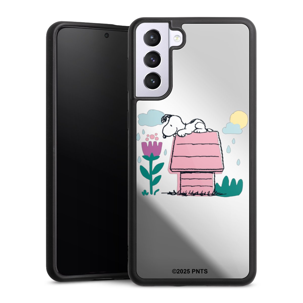 Snoopy Hundehütte Frühling transparent