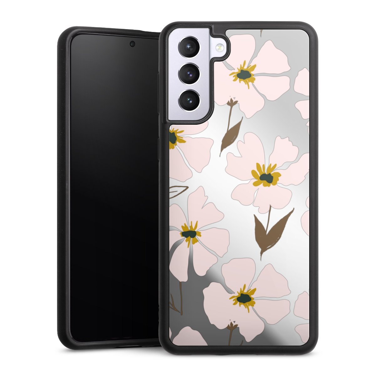 Simple Pastell Flowers Rose Transparent