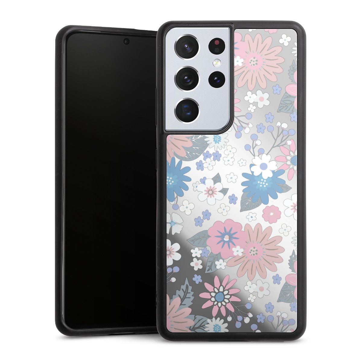 Wildflower Pattern Illustration Pastell Transparent