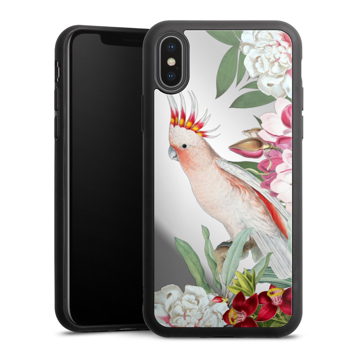 Pappagalli e fiori