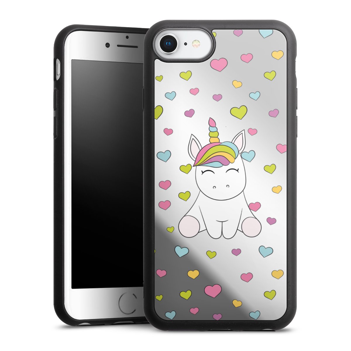 Unicorn Love Pattern ohne Hintergrund