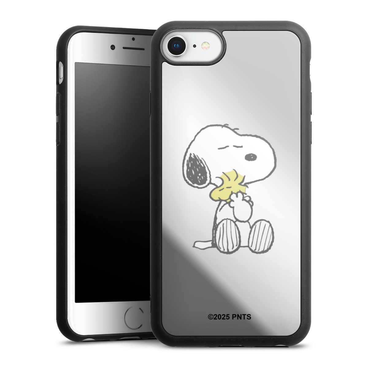 Snoopy And Woodstock Cuddling transparent