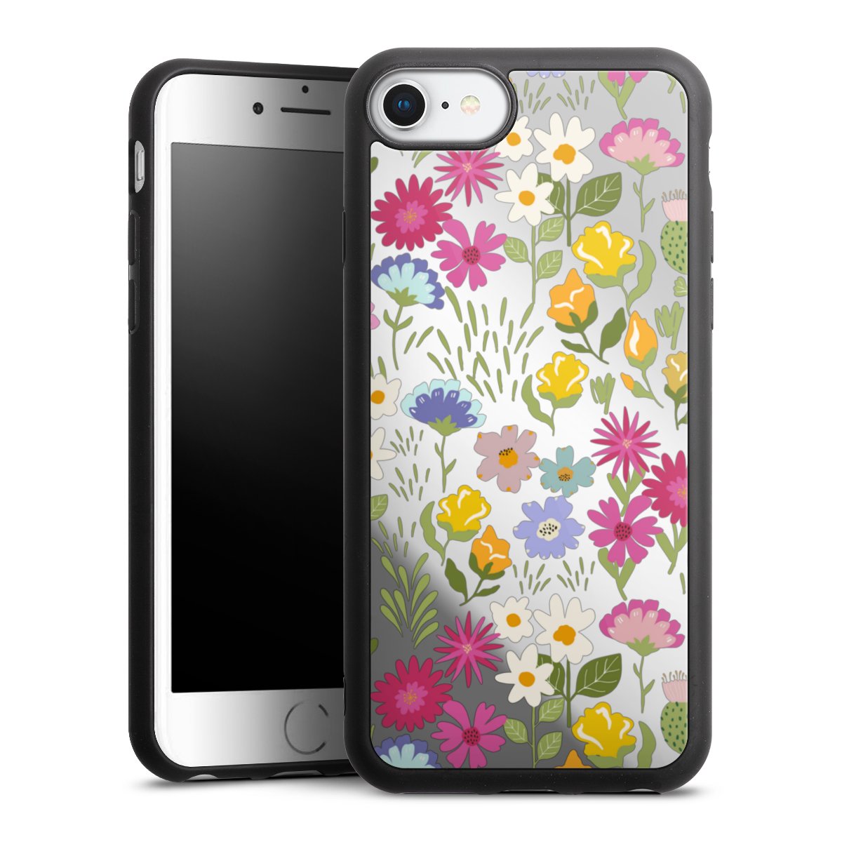 Summer Flowers Pattern Transparent