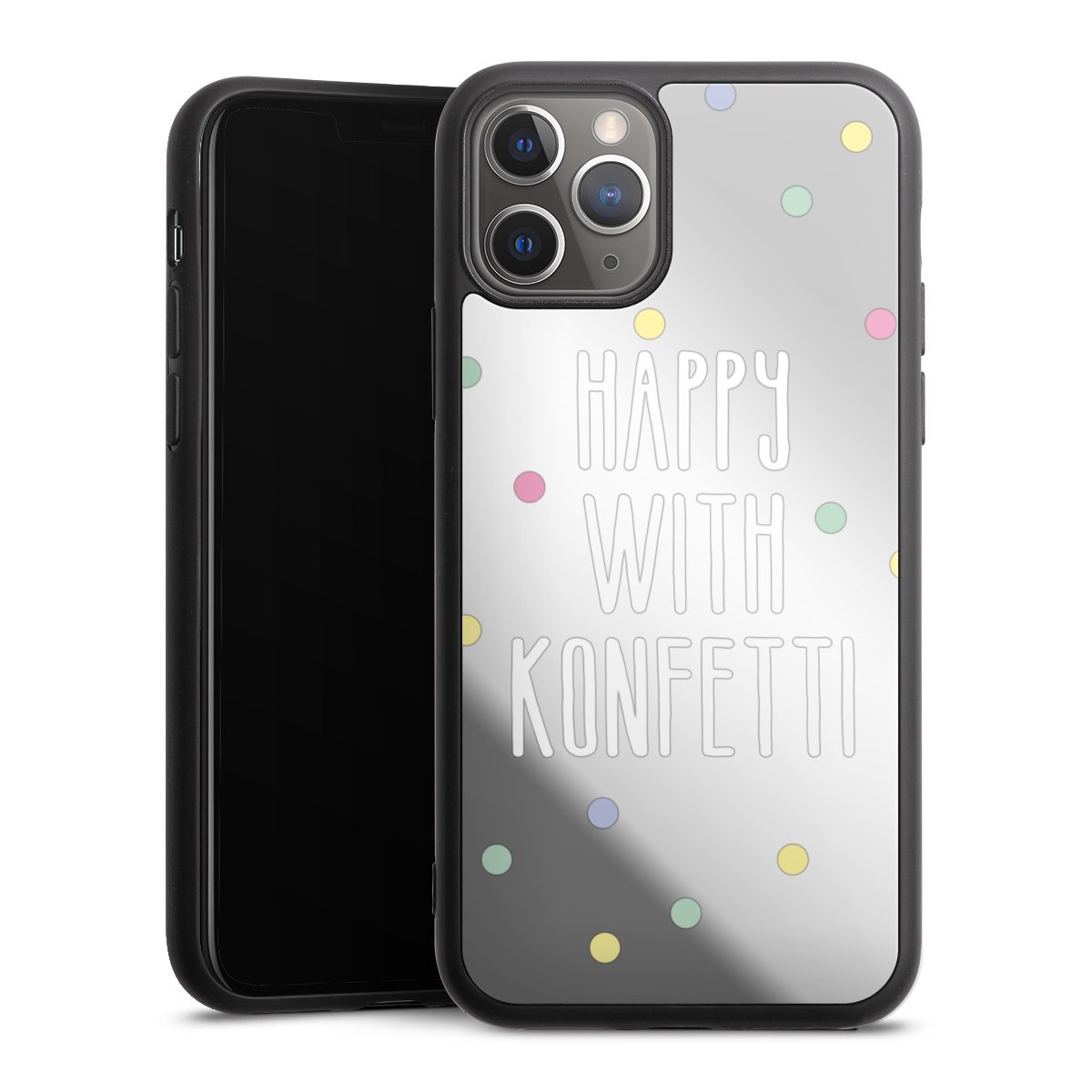 Happy with Konfetti White ohne Hintergrund