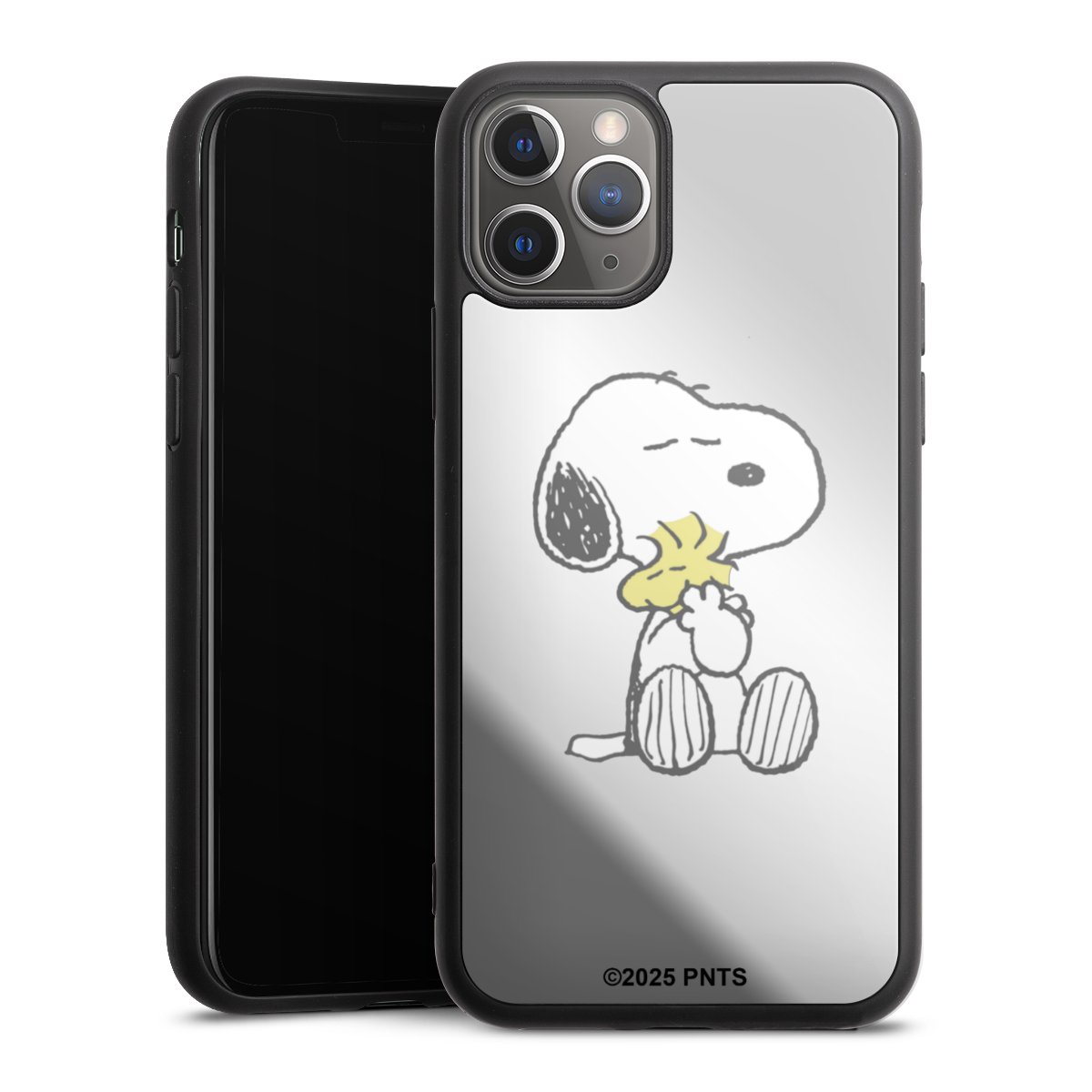 Snoopy And Woodstock Cuddling transparent