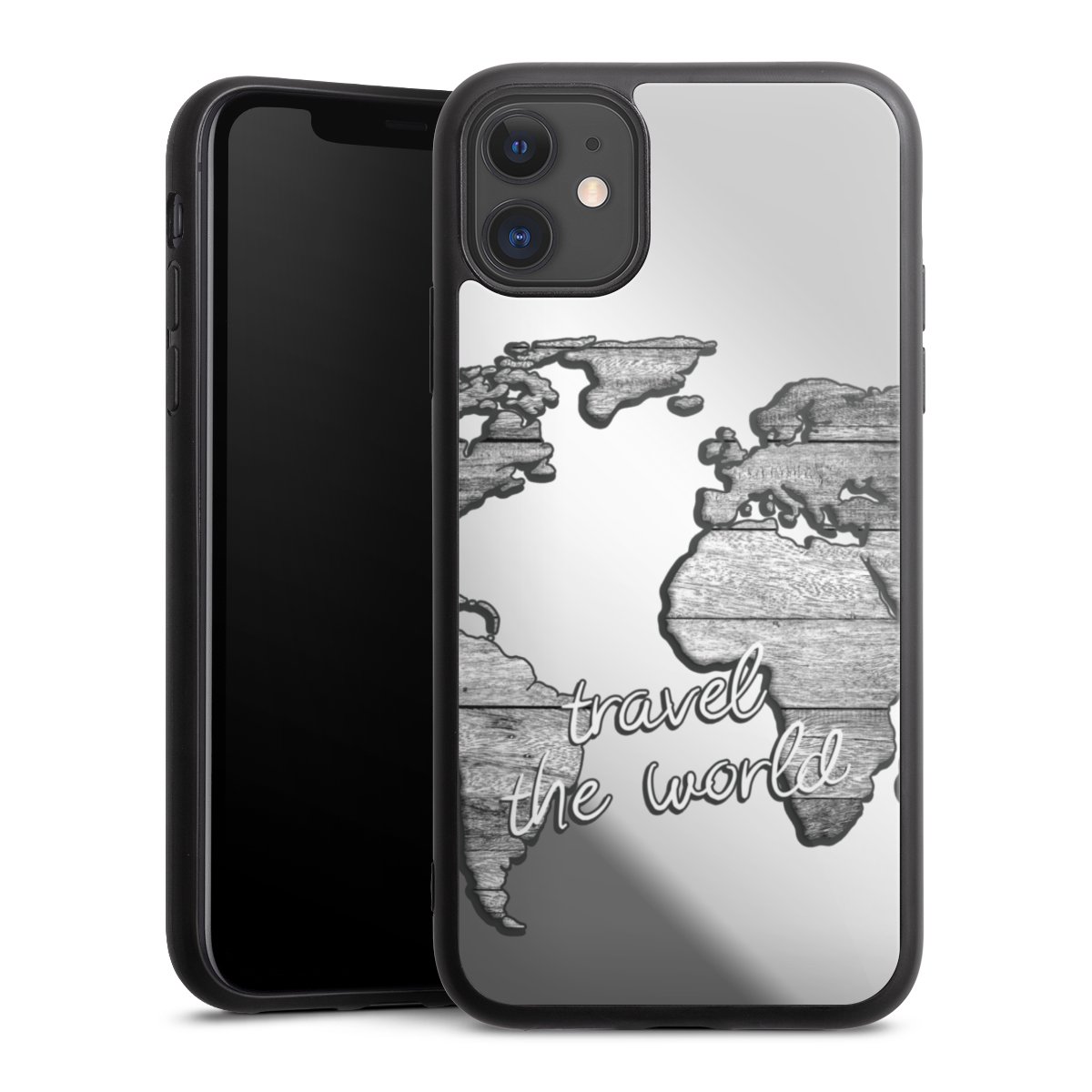 Worldmap Hout zonder Achtergrond