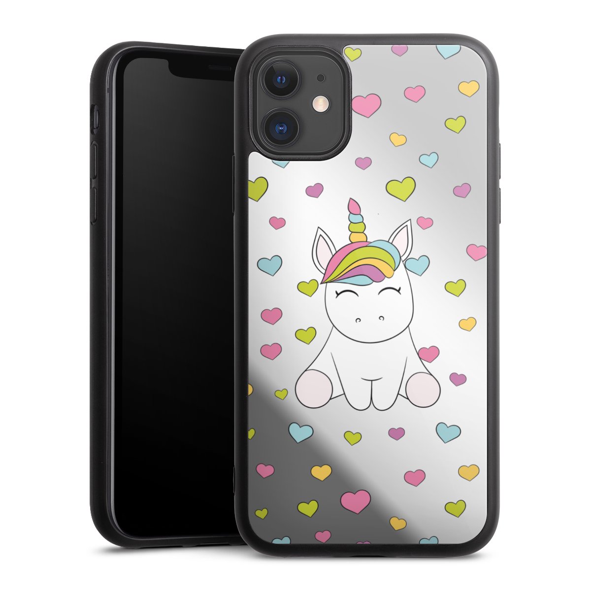 Unicorn Love Pattern ohne Hintergrund