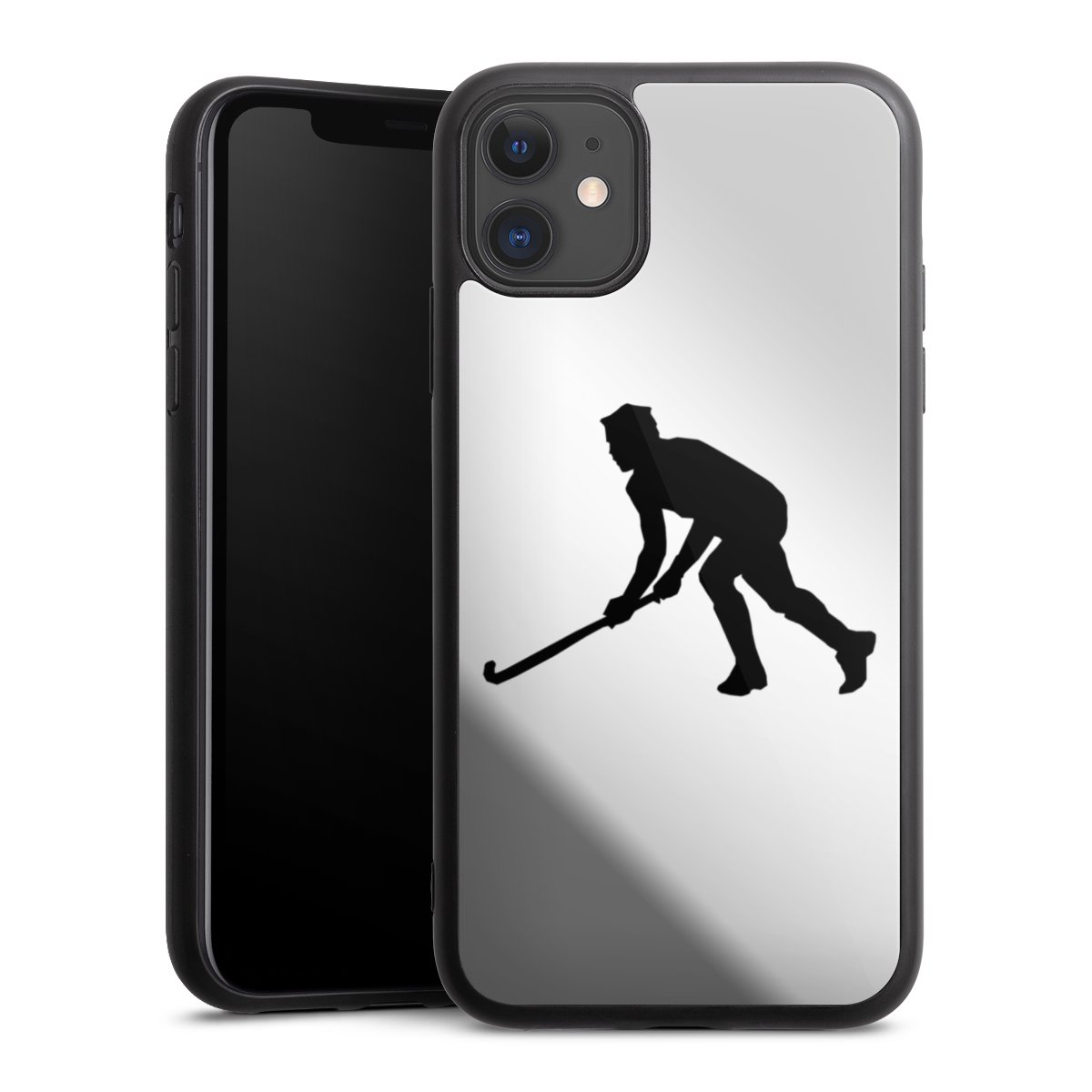 Hockey giocatore trasparente