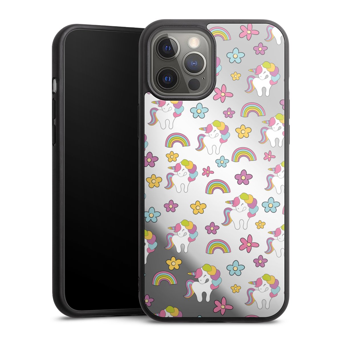 Unicorn Rainbow Pattern ohne Hintergrund