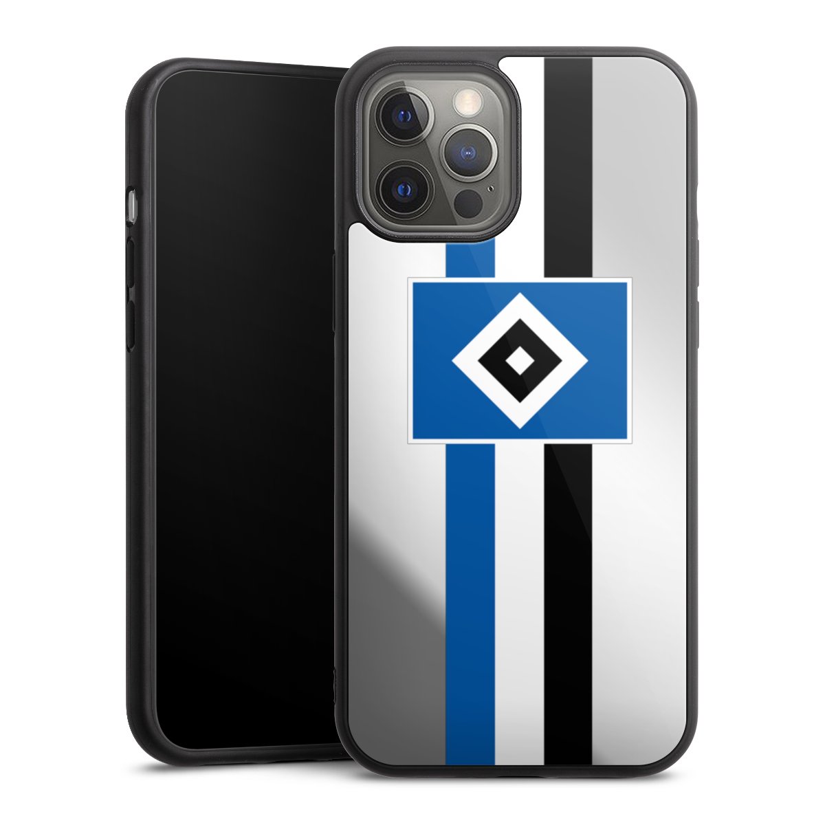 HSV Streifen - Blau-Weiß-Schwarz - ohne Hintergrund