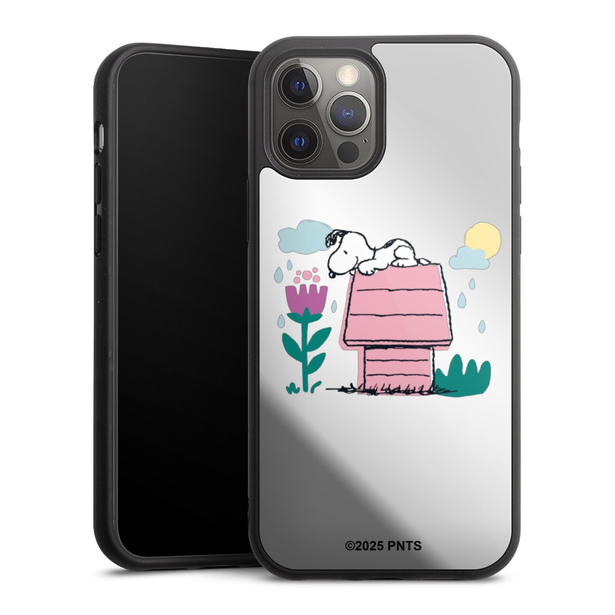 Snoopy Hundehütte Frühling transparent