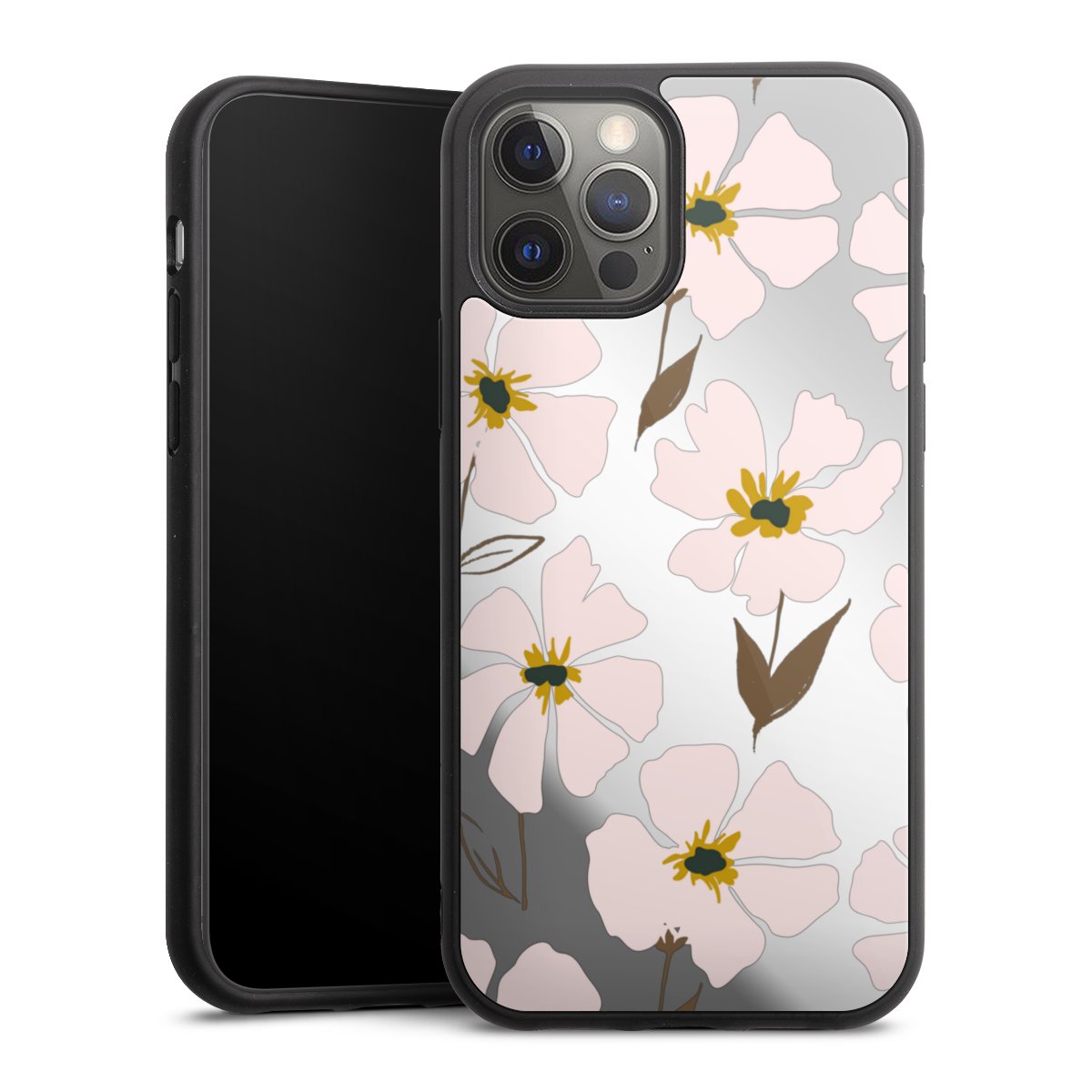Simple Pastell Flowers Rose Transparent