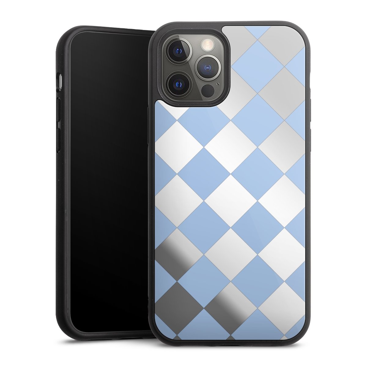 Raute Babyblau ohne Hintergrund