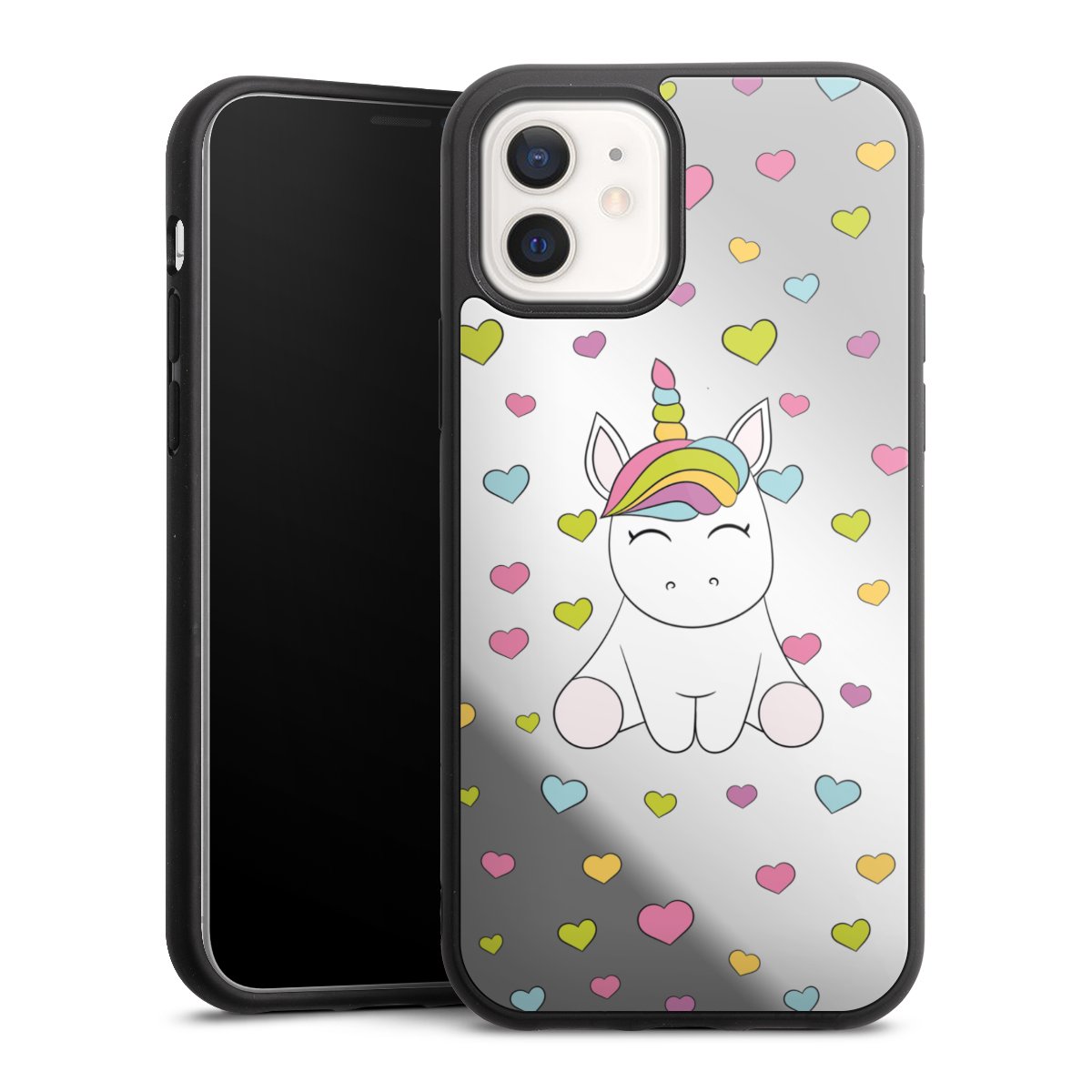 Unicorn Love Pattern ohne Hintergrund