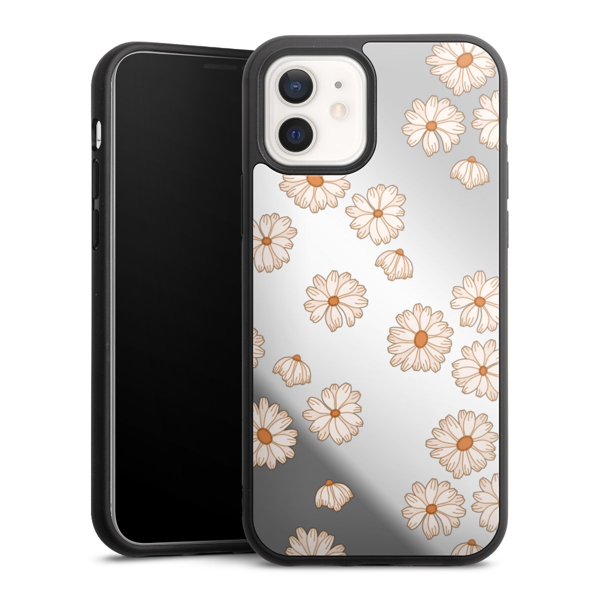 Fond Flower Power blanc