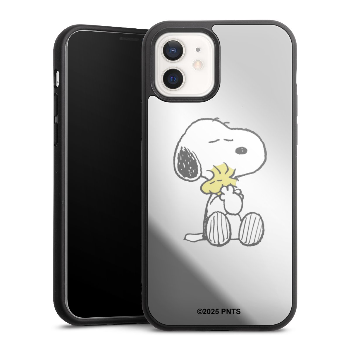 Snoopy And Woodstock Cuddling transparent