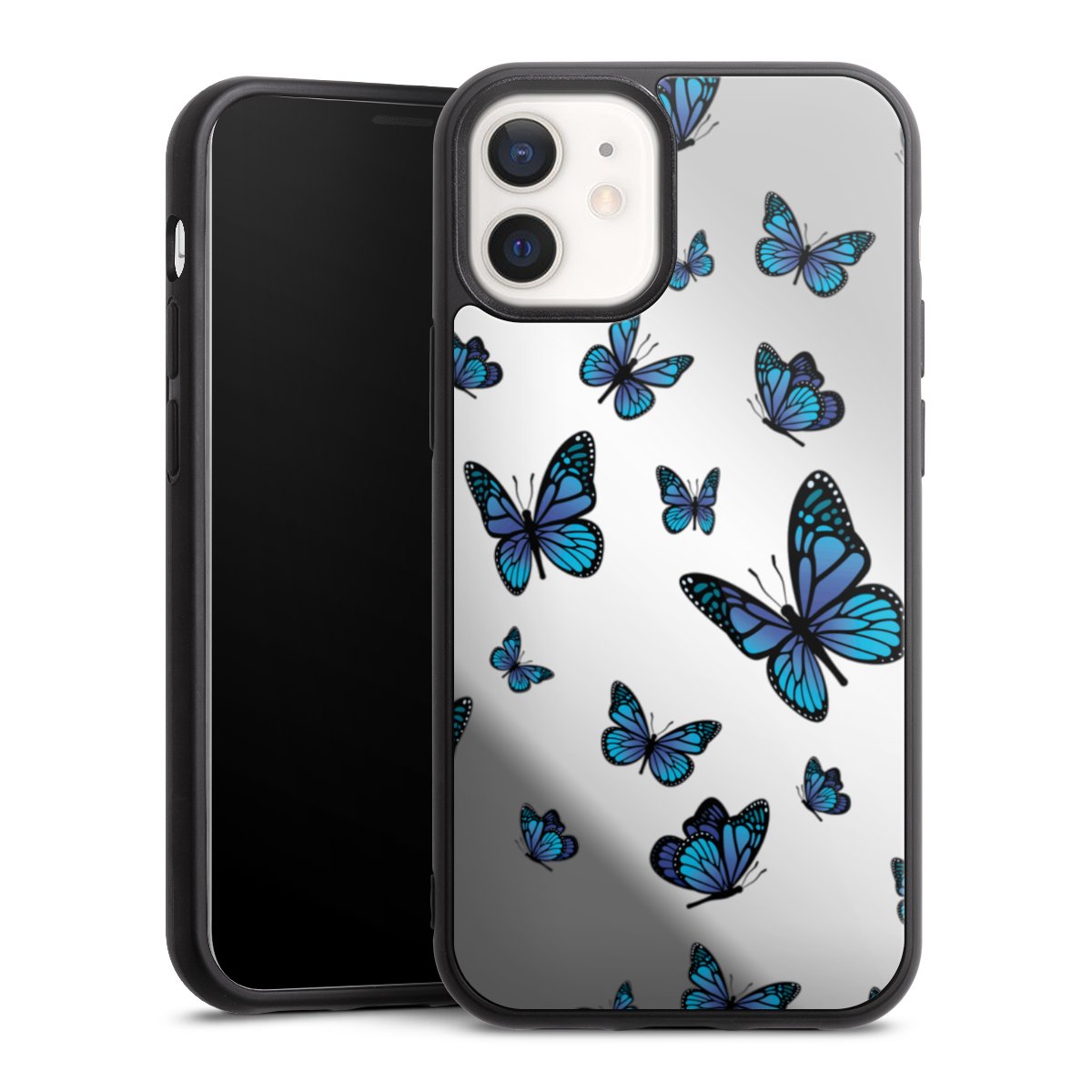 Motif papillon transparent