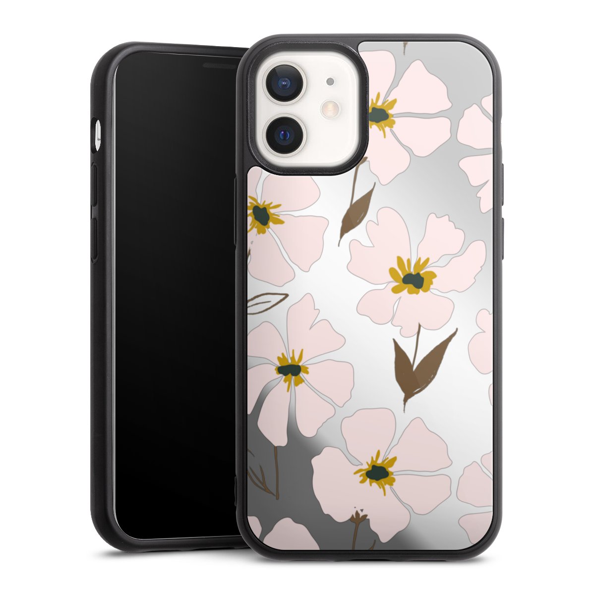 Simple Pastell Flowers Rose Transparent