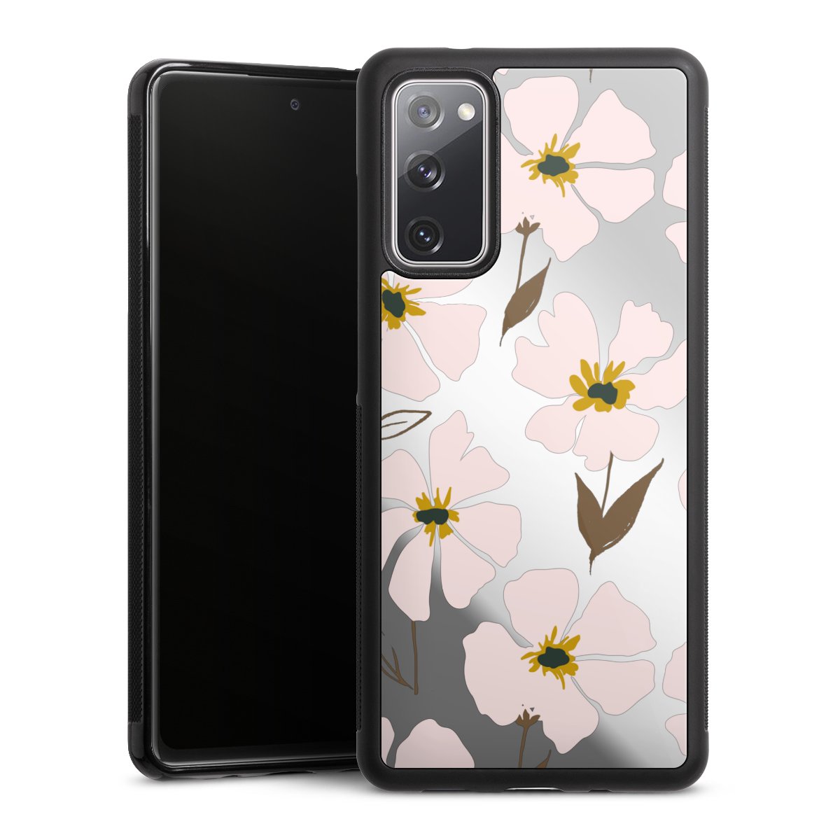 Simple Pastell Flowers Rose Transparent