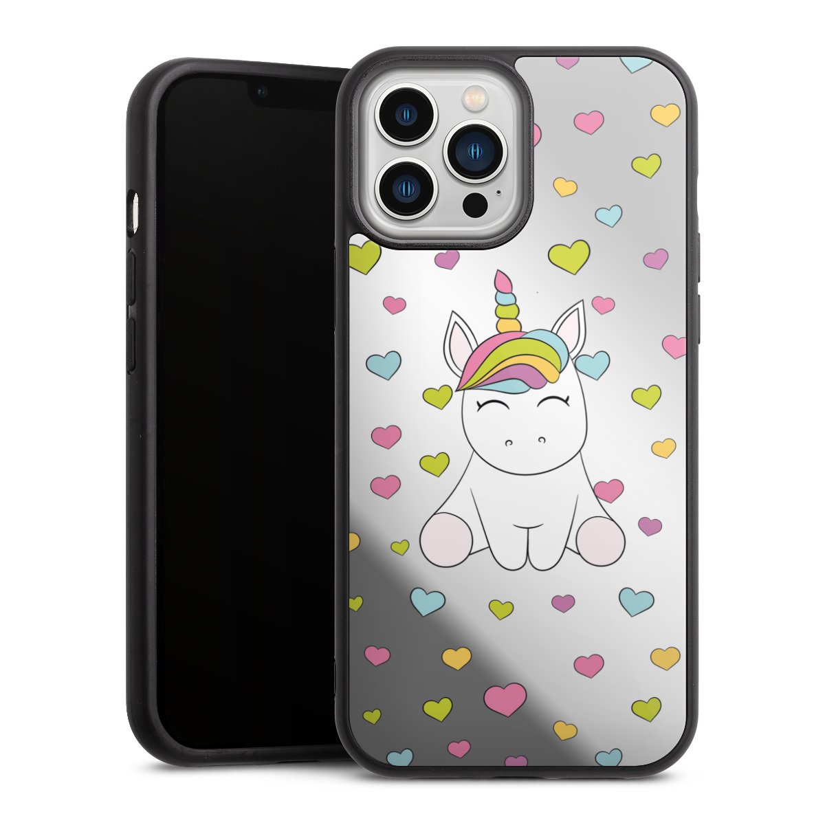 Unicorn Love Pattern ohne Hintergrund