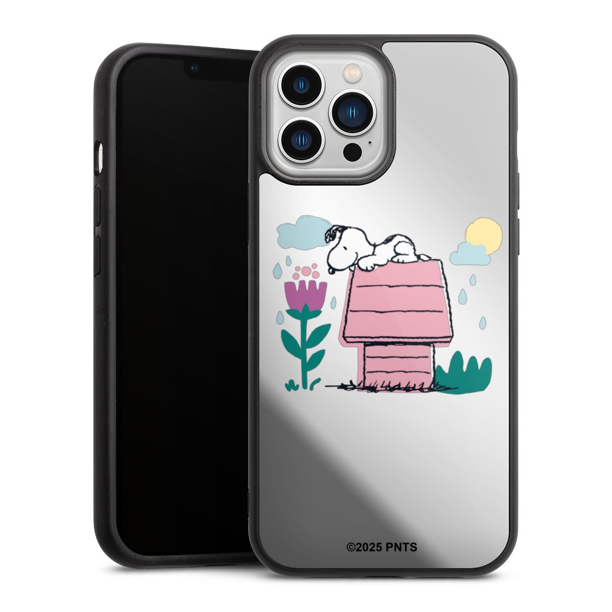 Snoopy Hundehütte Frühling transparent