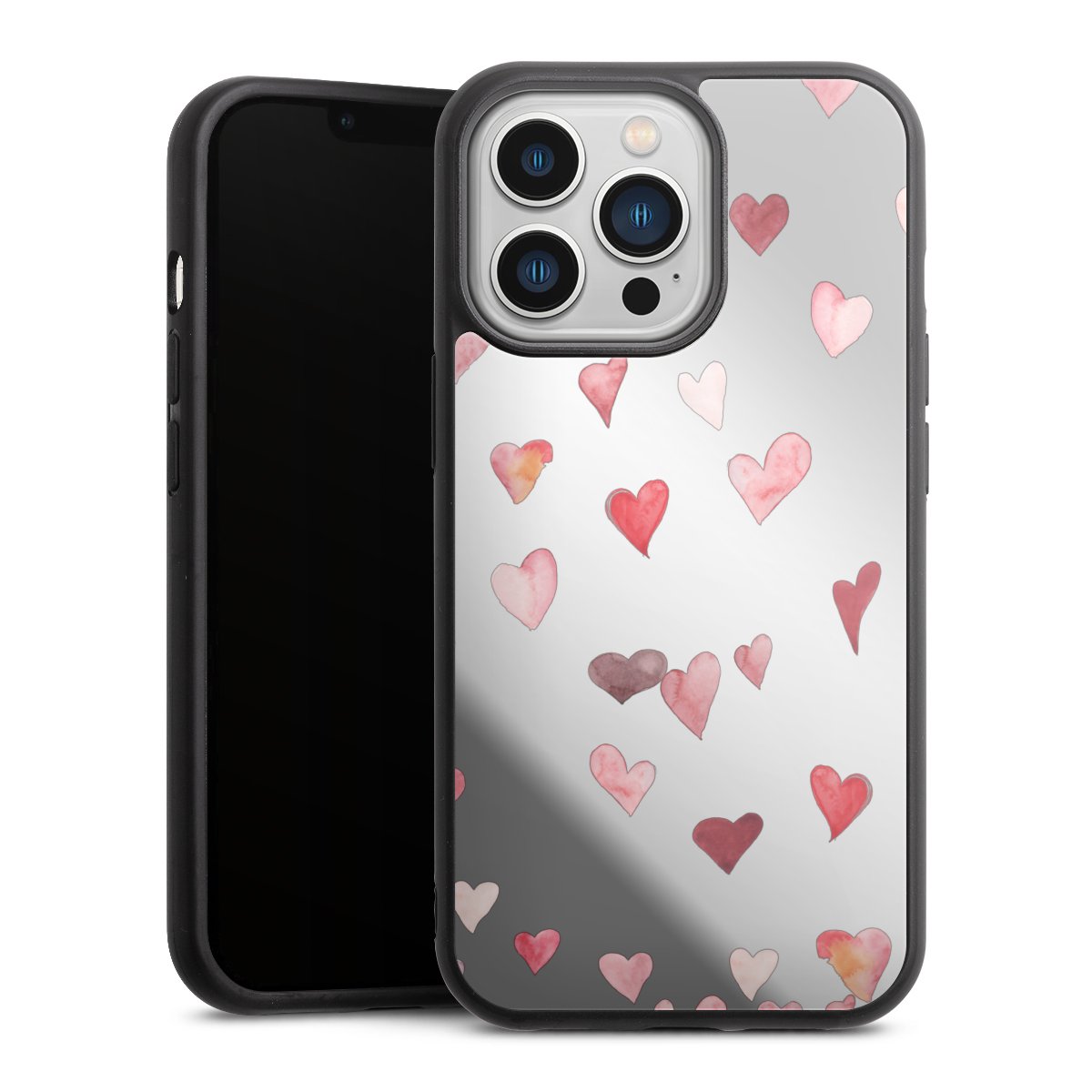 Valentinsherzen fallend