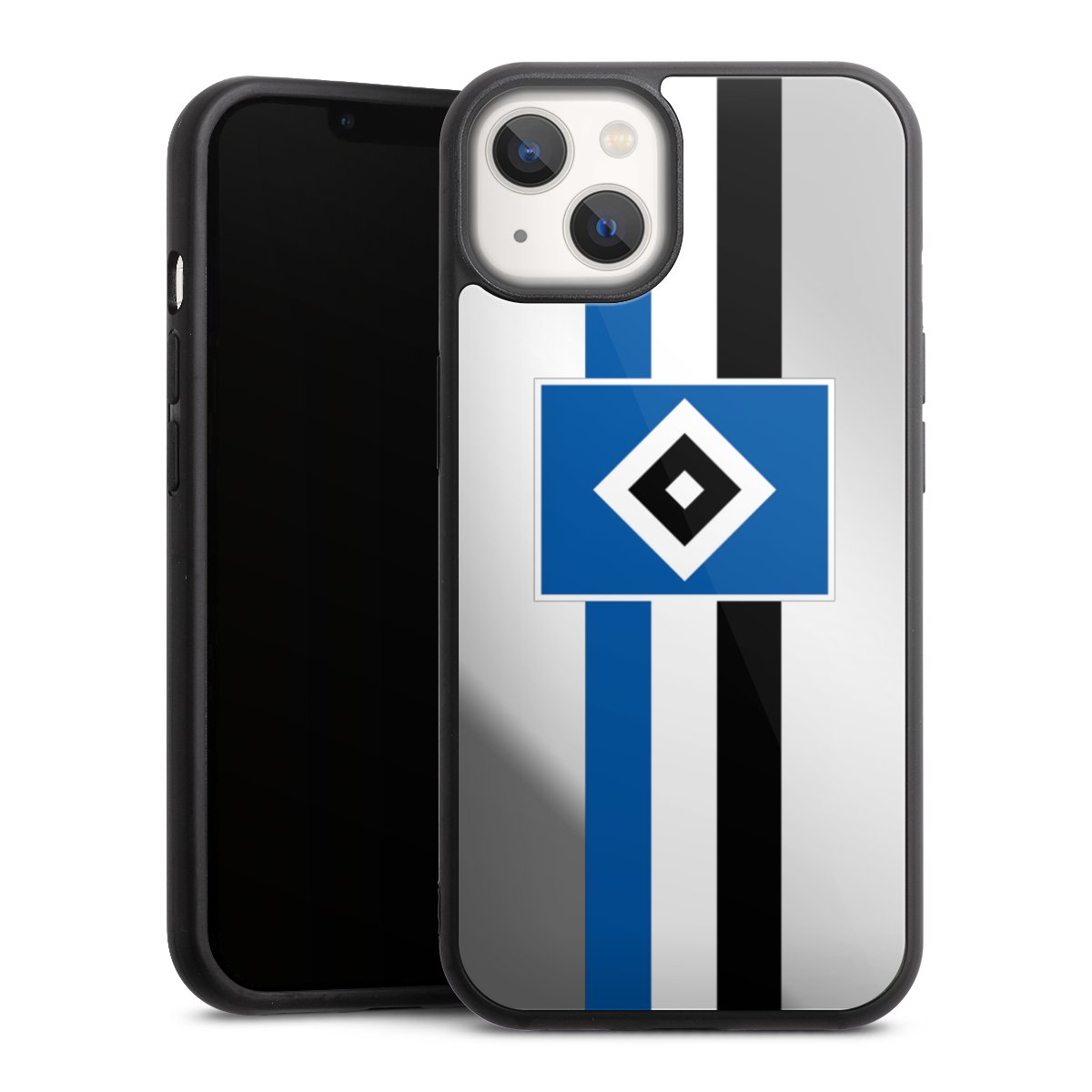 HSV Streifen - Blau-Weiß-Schwarz - ohne Hintergrund