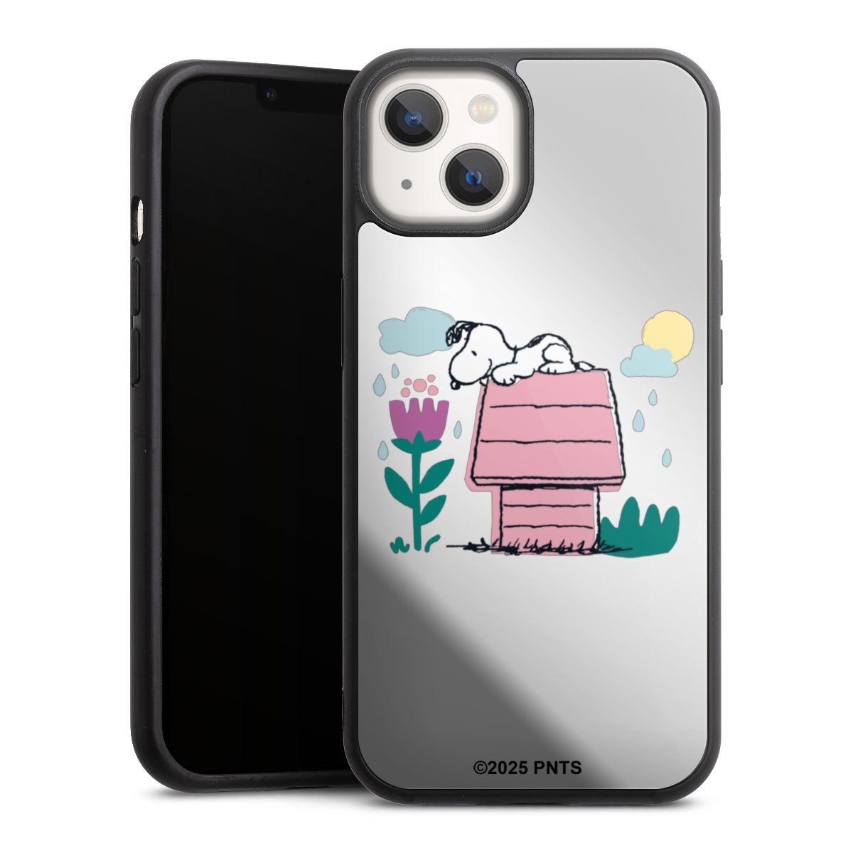Snoopy Hundehütte Frühling transparent