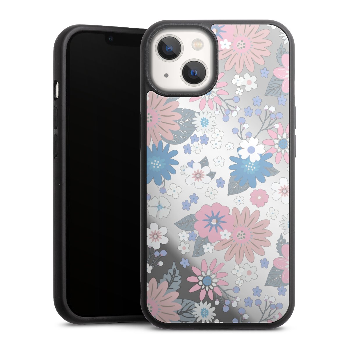 Wildflower Pattern Illustration Pastell Transparent