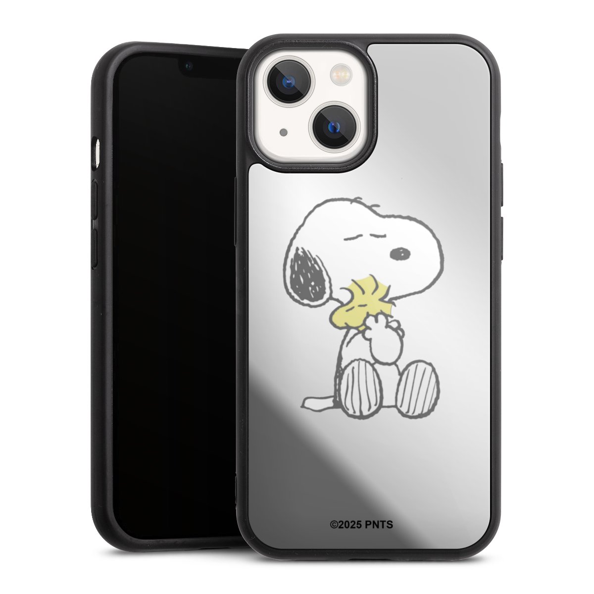 Snoopy And Woodstock Cuddling transparent