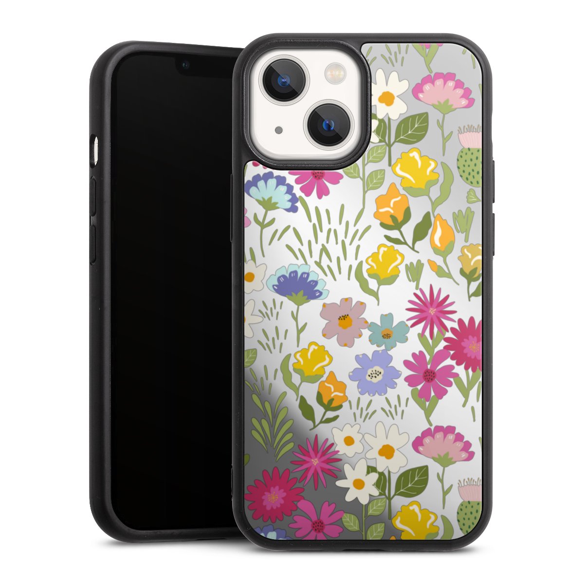 Summer Flowers Pattern Transparent