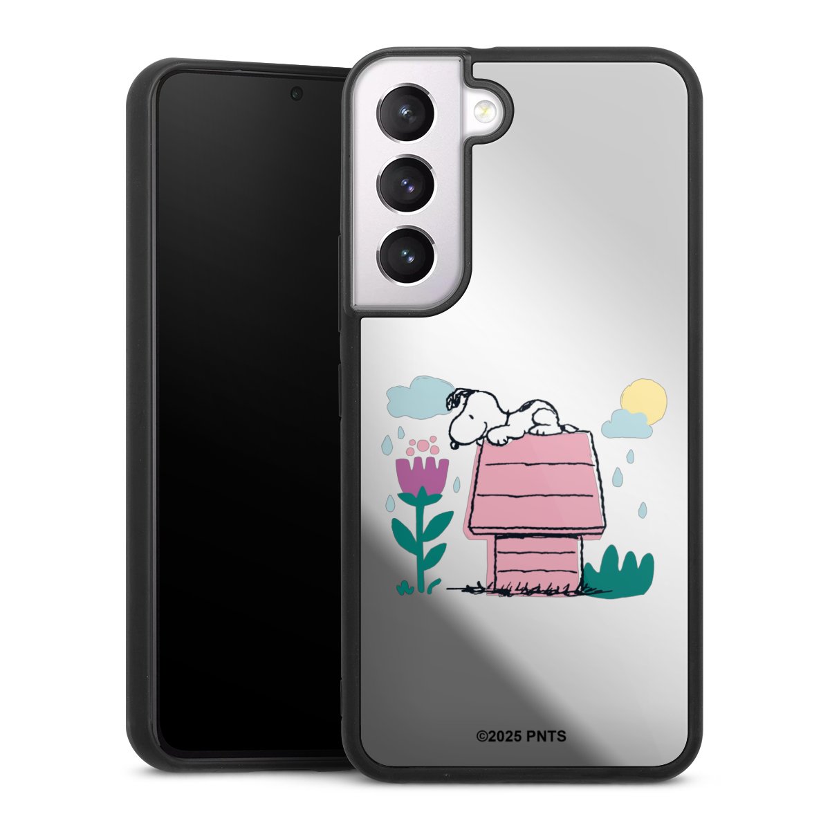 Snoopy Hundehütte Frühling transparent