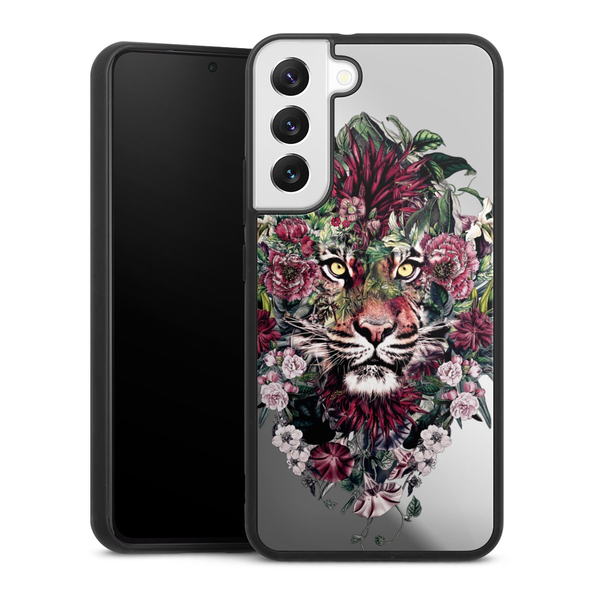 Floral Tiger zonder Achtergrond