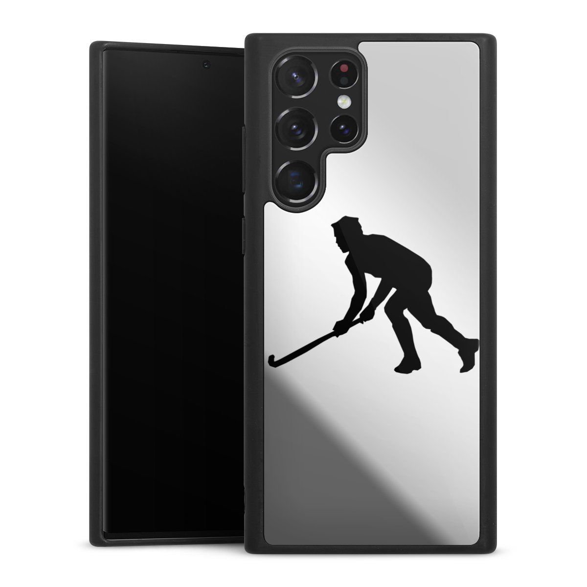 Hockey giocatore trasparente