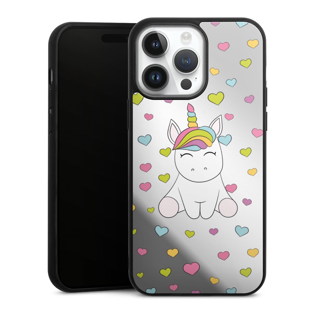 Unicorn Love Pattern ohne Hintergrund