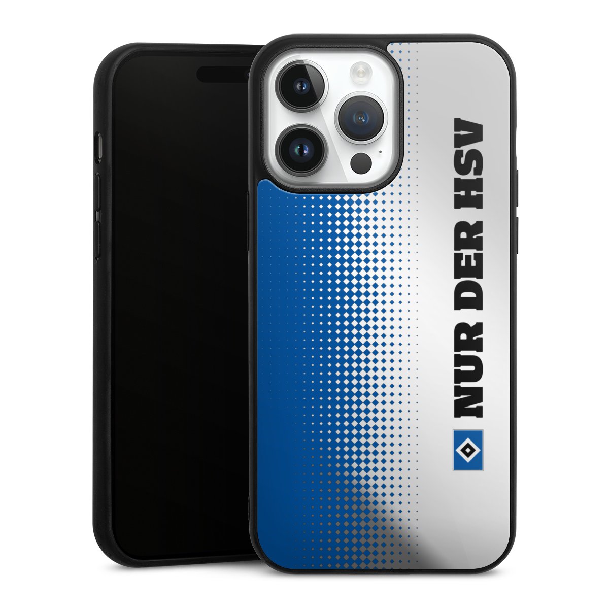Nur der HSV - Rautenraster Blau - ohne Hintergrund