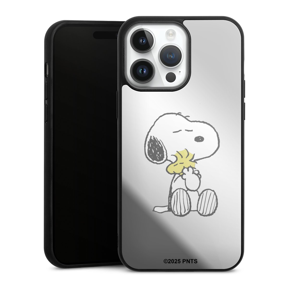 Snoopy And Woodstock Cuddling transparent